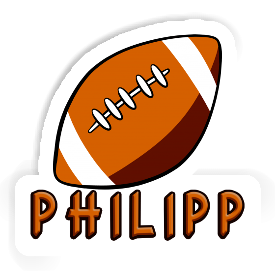 Autocollant Philipp Ballon de rugby Laptop Image