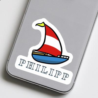 Philipp Autocollant Voilier Notebook Philipp Autocollant Voilier Gift package Image