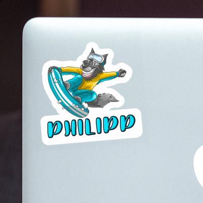 Sticker Philipp Snowboarder Notebook Sticker Philipp Snowboarder Notebook Image