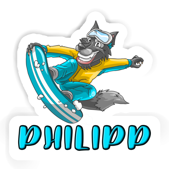 Autocollant Philipp Snowboardeur Laptop Autocollant Philipp Snowboardeur Laptop Image