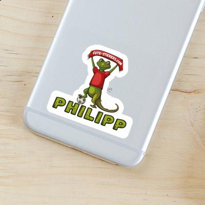 Philipp Autocollant Lézard Notebook Philipp Autocollant Lézard Gift package Image