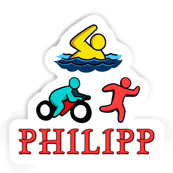 Philipp Sticker Triathlet Notebook Philipp Sticker Triathlet Notebook Image
