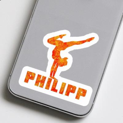 Autocollant Femme de yoga Philipp Notebook Autocollant Femme de yoga Philipp Notebook Image