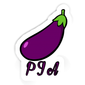 Pia Sticker Eggplant Image