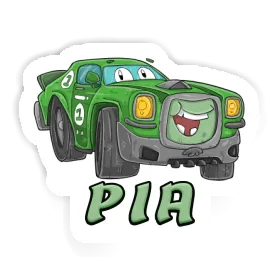 Pia Sticker Car Image