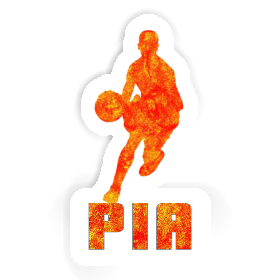 Pia Aufkleber Basketballspieler Image