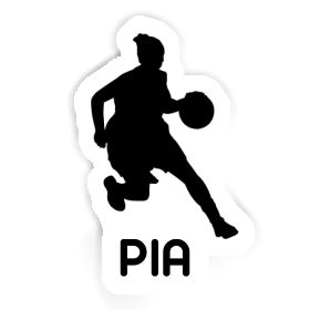 Basketballspielerin Sticker Pia Image