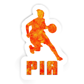 Autocollant Pia Joueuse de basket-ball Image