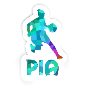 Pia Sticker Basketballspielerin Image