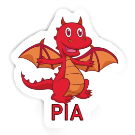 Drache Aufkleber Pia Image