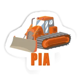 Sticker Pia Excavator Image