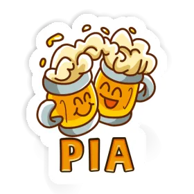 Bier Sticker Pia Image