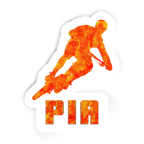 Pia Sticker Biker Image