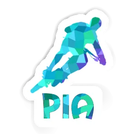 Sticker Pia Biker Image