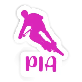 Aufkleber Pia Biker Image