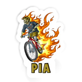 Biker Sticker Pia Image