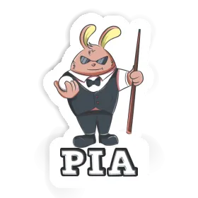 Hase Aufkleber Pia Image