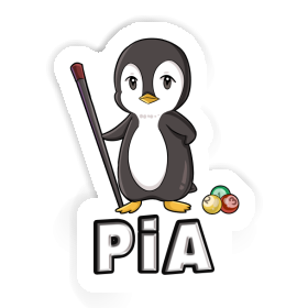 Sticker Pia Billiards Player Image