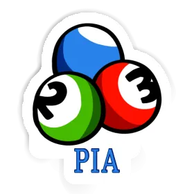 Sticker Billiard Ball Pia Image