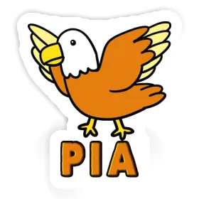 Autocollant Oiseau Pia Image