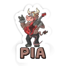 Aufkleber Stier Pia Image