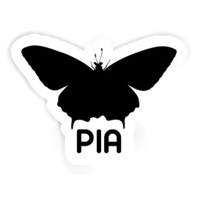 Papillon Autocollant Pia Image