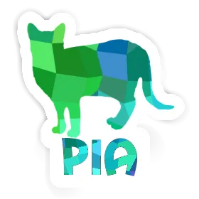 Sticker Cat Pia Image