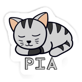 Aufkleber Pia Katze Image