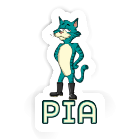 Sticker Pia Cat Image