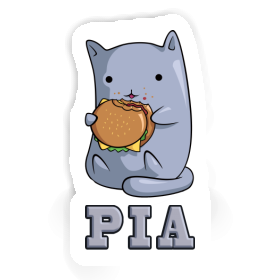 Hamburger Sticker Pia Image