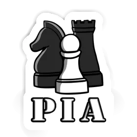 Pia Autocollant Pièce d'échec Image