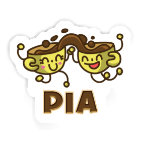 Pia Sticker Coffee Image