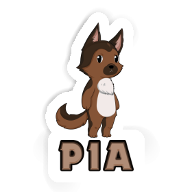 German Sheperd Sticker Pia Image