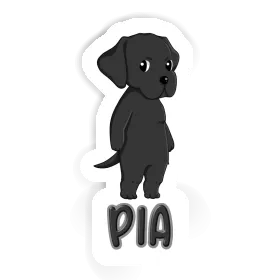 Aufkleber Labrador Retriever Pia Image