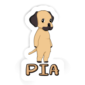 Autocollant Rhodesian Ridgeback Pia Image