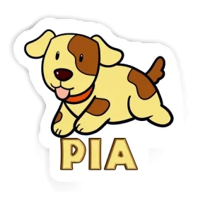 Pia Aufkleber Hund Image