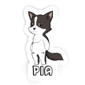 Pia Sticker Border Collie Image