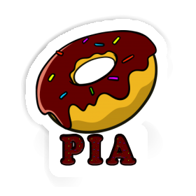 Aufkleber Pia Donut Image