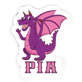 Pia Autocollant Dragon mère Image