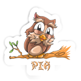 Sticker Pia Owl Image