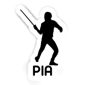 Pia Sticker Fencer Image