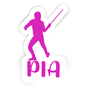 Pia Sticker Fencer Image