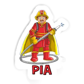 Sticker Firefighter Pia Image