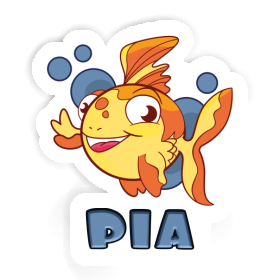 Sticker Fisch Pia Image