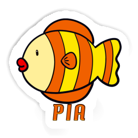 Autocollant Pia Poisson Image