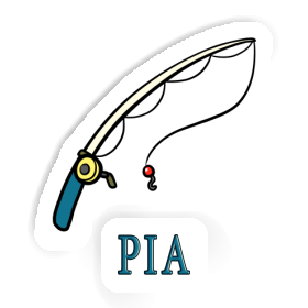 Sticker Angelrute Pia Image