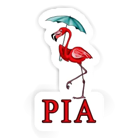 Pia Aufkleber Flamingo Image