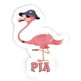 Sticker Flamingo Pia Image