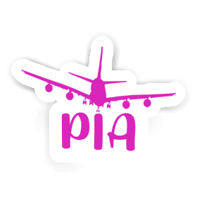 Sticker Airplane Pia Image