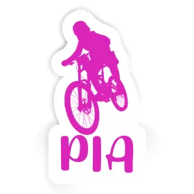 Freeride Biker Autocollant Pia Image